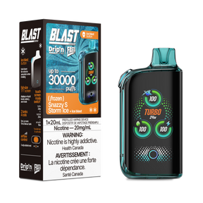 Drip'n By Envi FASTA Blast Series 30K Disposable Vapes - Snazzy S Storm Ice Flavor