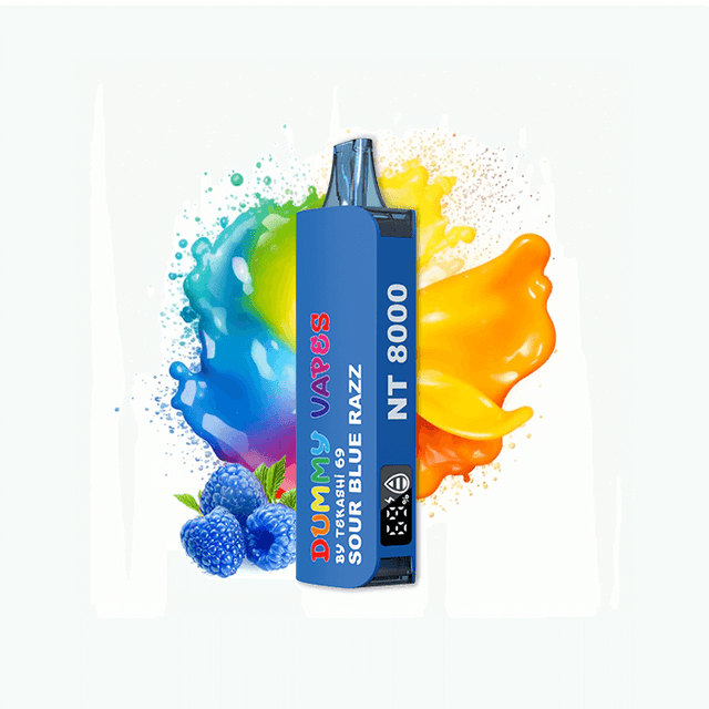 Sour Blue Razz by Dummy Vapes 8000 Puffs Disposable Vape
