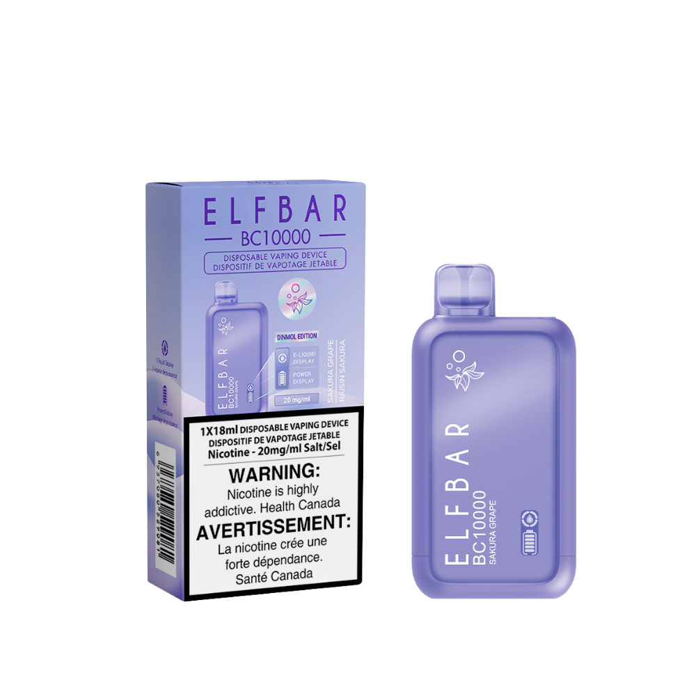 ELF BAR BC10000 - Sakura Grape Disposable Vape