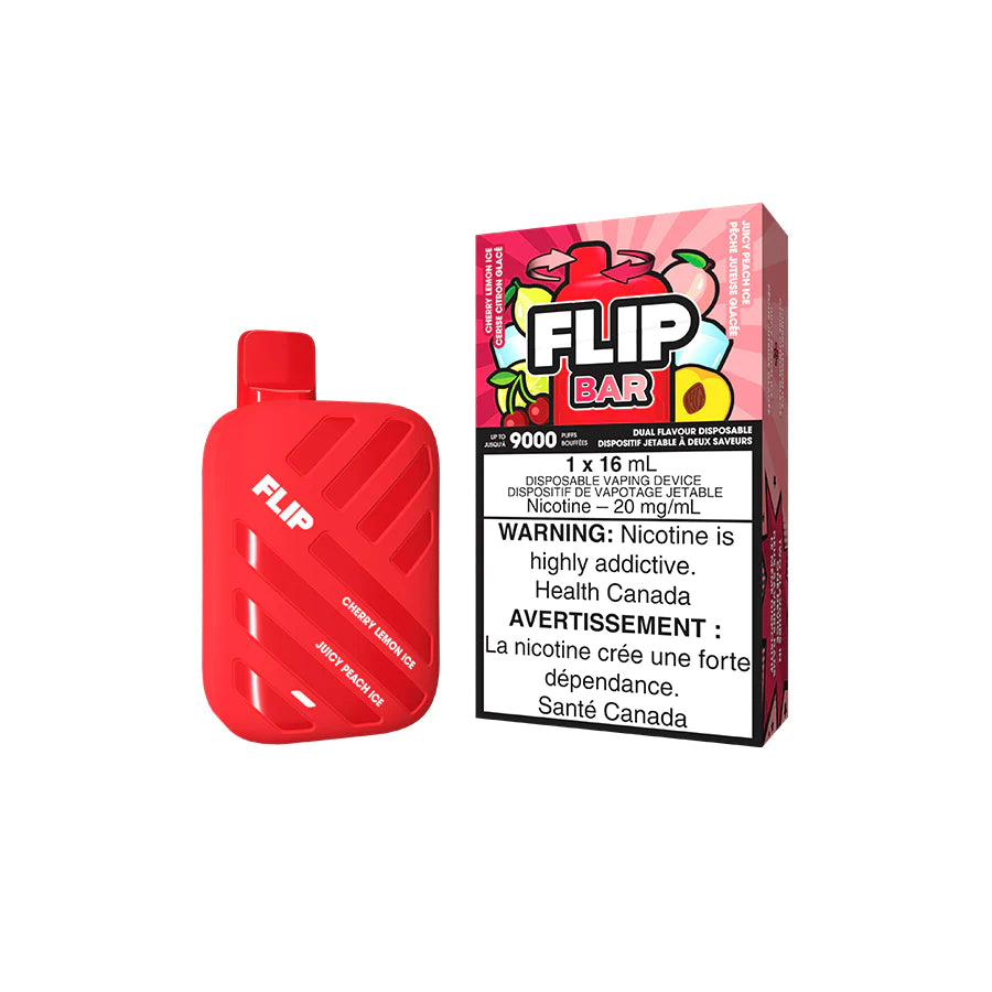 Flip Bar Disposable Vape - Cherry Lemon Ice and Juicy Peach Ice