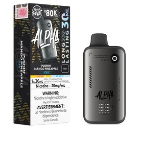 Pushin Mango Pineapple Iced Flavour Beast Alpha 80K Disposable Vape 80000 puffs disposable vape
