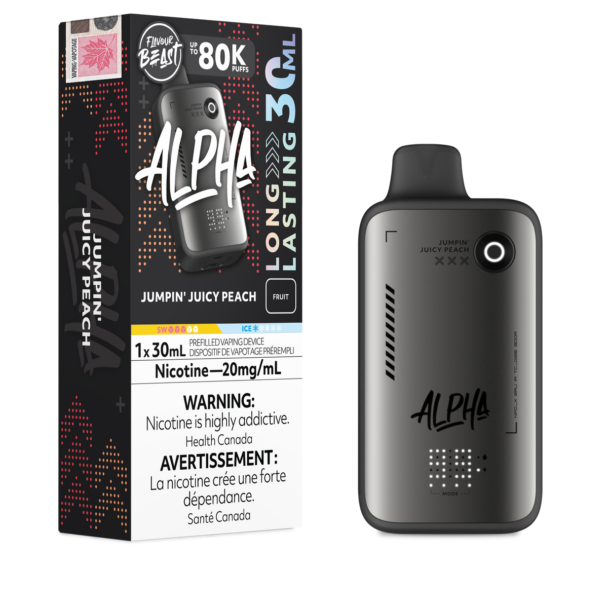 Jumpin’ Juicy Peach – Flavour Beast Alpha 80K
