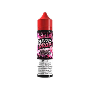 Cherry Burst Ice Flavour Drop 60mL Nic Salt e-liquid with cherry and ice flavour