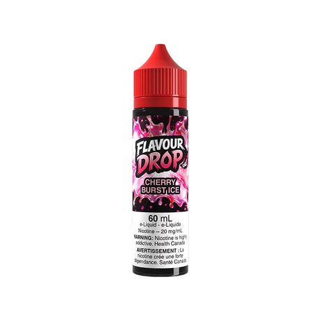 Cherry Burst Ice Flavour Drop 60mL Nic Salt e-liquid with cherry and ice flavour