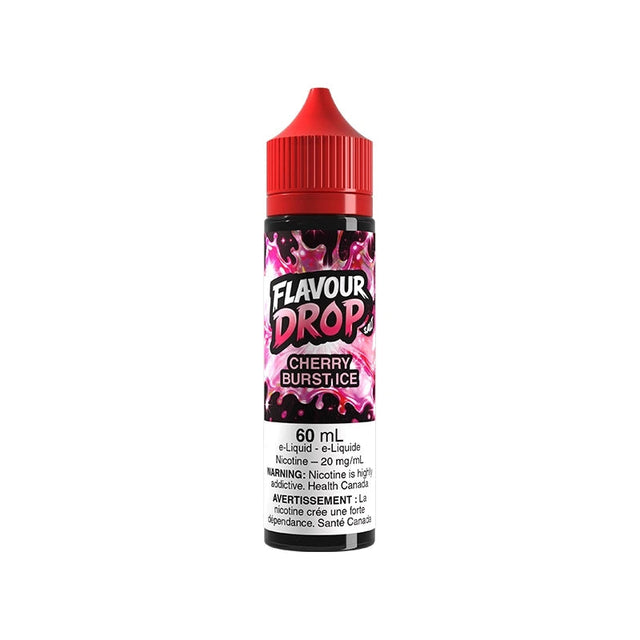 Cherry Burst Ice Flavour Drop 60mL Nic Salt e-liquid with cherry and ice flavour