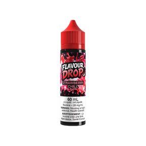 Strawnana Chill Flavour Drop 60mL Nic Salt e-liquid with strawberry banana chill flavour