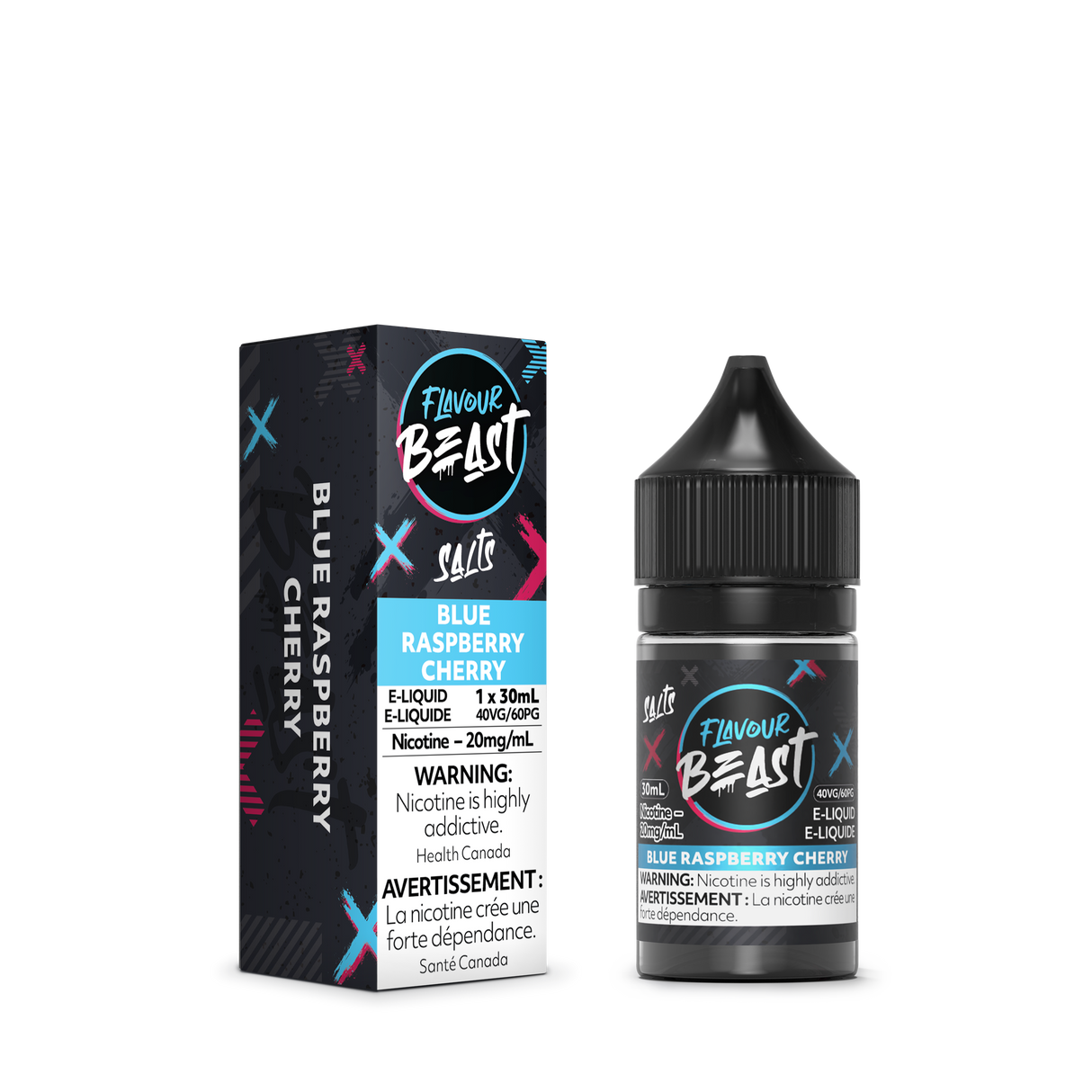 Blue Raspberry Cherry - Flavour Beast Nic Salt E-Liquid