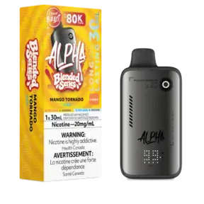 Mango Tornado Iced Flavour Beast Alpha 80K Disposable Vape with mango ice flavour