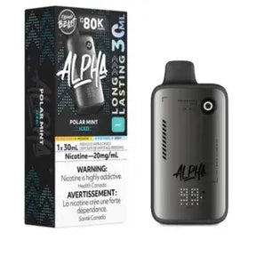 Polar Mint Iced Flavour Beast Alpha 80K Disposable Vape with icy mint flavour