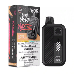 Jumpin’ Juicy Peach Flavour Beast Mode Max 3 60,000 puff disposable vape