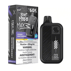 Winnin’ Winterberry Iced Flavour Beast Mode Max 3 60,000 puff disposable vape
