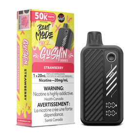 Gushin Strawberry - Flavour Beast BeastMode Max 2 Disposable Vape - 50,000 Puffs - 20mL E-Liquid - 20mg Nicotine