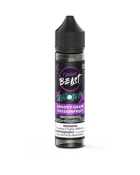 Groovy Grape Passionfruit Iced - Flavour Beast Vape Juice E-Liquid Nic Salt 60ml