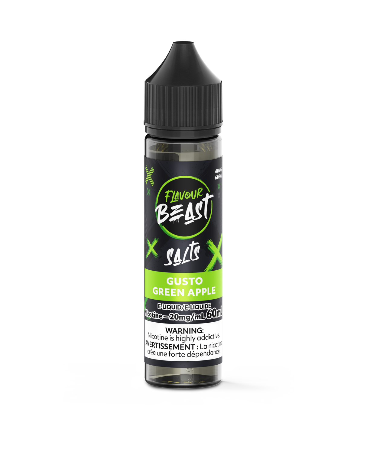 Flavour Beast Salt - Gusto Green Apple