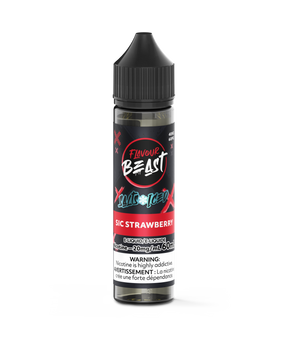 Sic Strawberry Iced - Flavour Beast Vape Juice E-Liquid Nic Salt 60ml