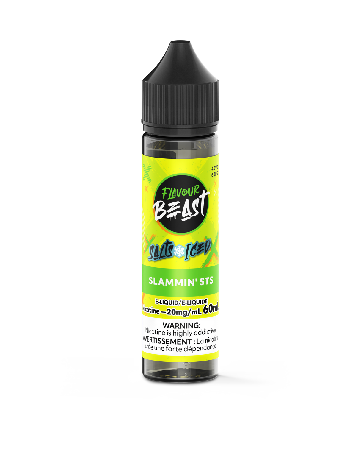 Slammin' STS Iced - Flavour Beast Vape Juice E-Liquid Nic Salt 60ml