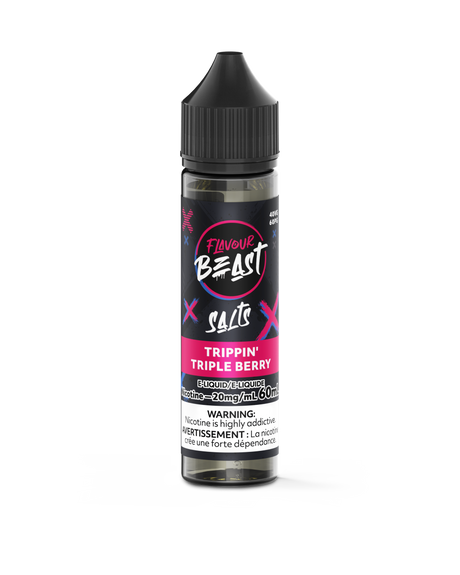 Trippin' Triple Berry - Flavour Beast Vape Juice E-Liquid Nic Salt 60ml