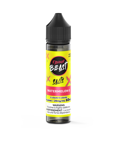 Watermelon G - Flavour Beast Vape Juice E-Liquid Nic Salt 60ml
