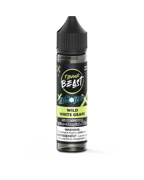 Wild White Grape Iced - Flavour Beast Vape Juice E-Liquid Nic Salt 60ml