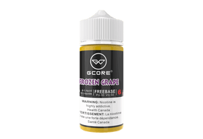 Frozen Grape GCORE 100mL Freebase Vape Juice disposable vape  6mg/ml nicotine