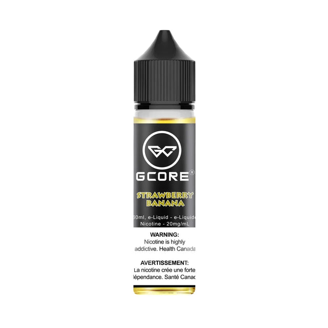 GCORE Strawberry Banana 60mL Nic Salt E-Liquid with 20mg