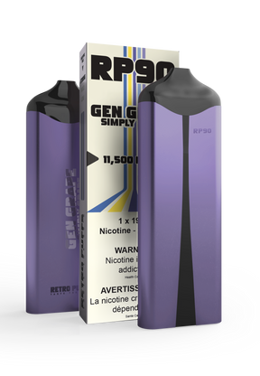 Boosted RP90 Disposable Vape - Gen Grape, 11,500 Puffs