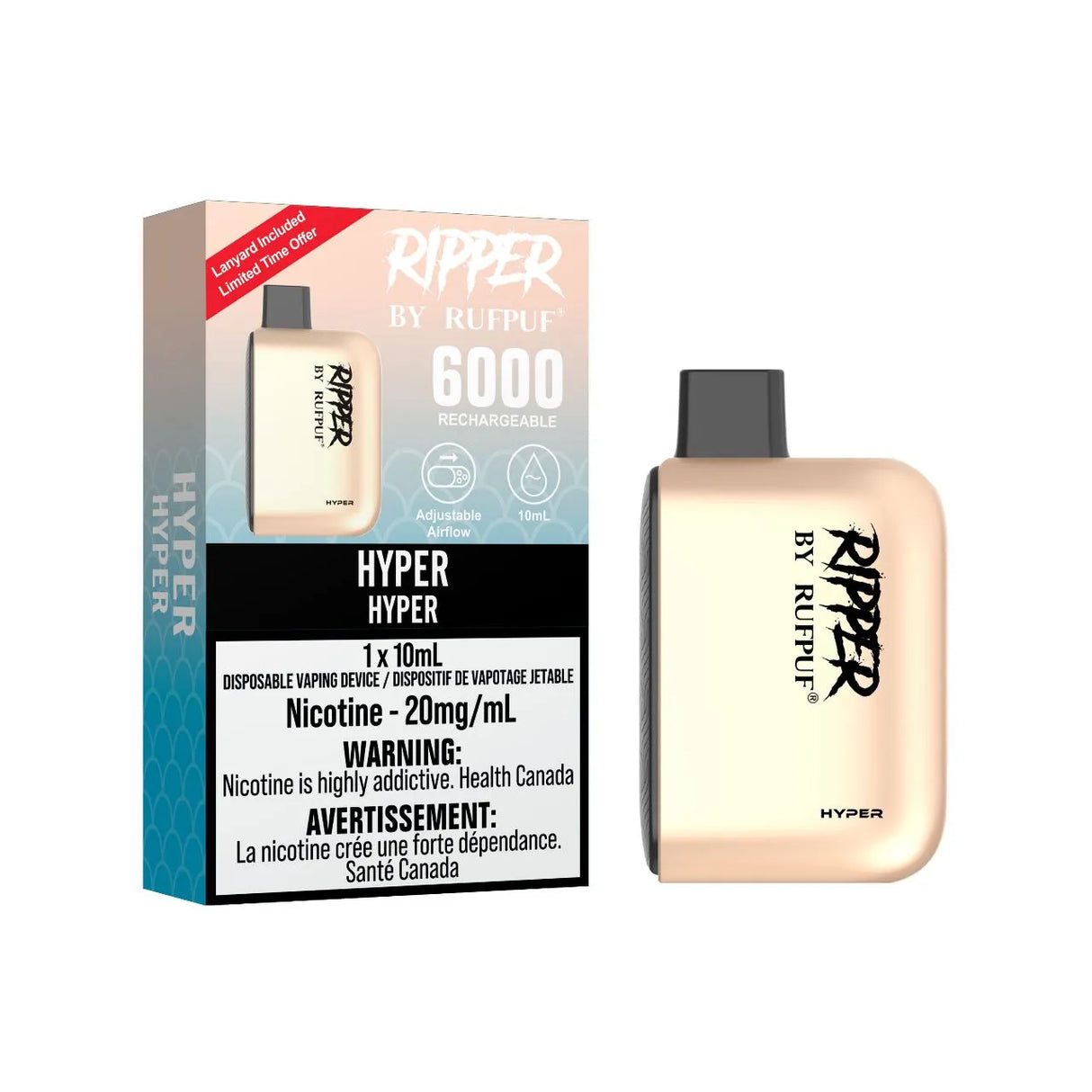 Hyper - Rufpuf Ripper Disposable Vape 6000