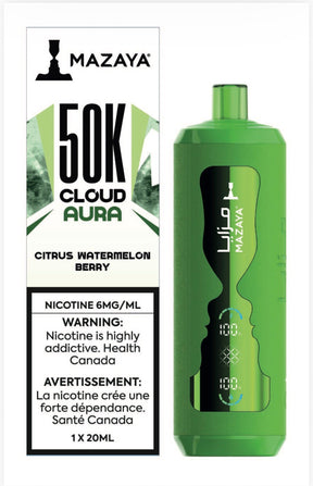 Citrus Watermelon Berry MAZAYA 50K Disposable Vape 50000 puffs disposable vape