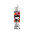 Juiced Up Double Strawberry 60mL nicotine-free e-liquid bottle with sweet strawberry flavour