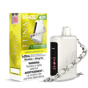 Lemon Lime Bae Ice - KRAZE Luna 42K Disposable Vape 42,000 Puffs, 20mg/ml