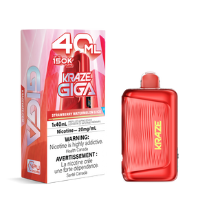 Strawberry Melon G Ice Kraze Giga 150K Disposable Vape 40mL 