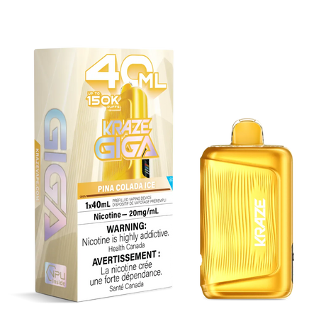 Pina Colada Ice Kraze Giga 150K Disposable Vape 40mL 