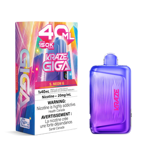 S.Neon G Kraze Giga 150K Disposable Vape 40mL
