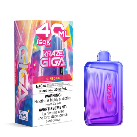 S.Neon G Kraze Giga 150K Disposable Vape 40mL