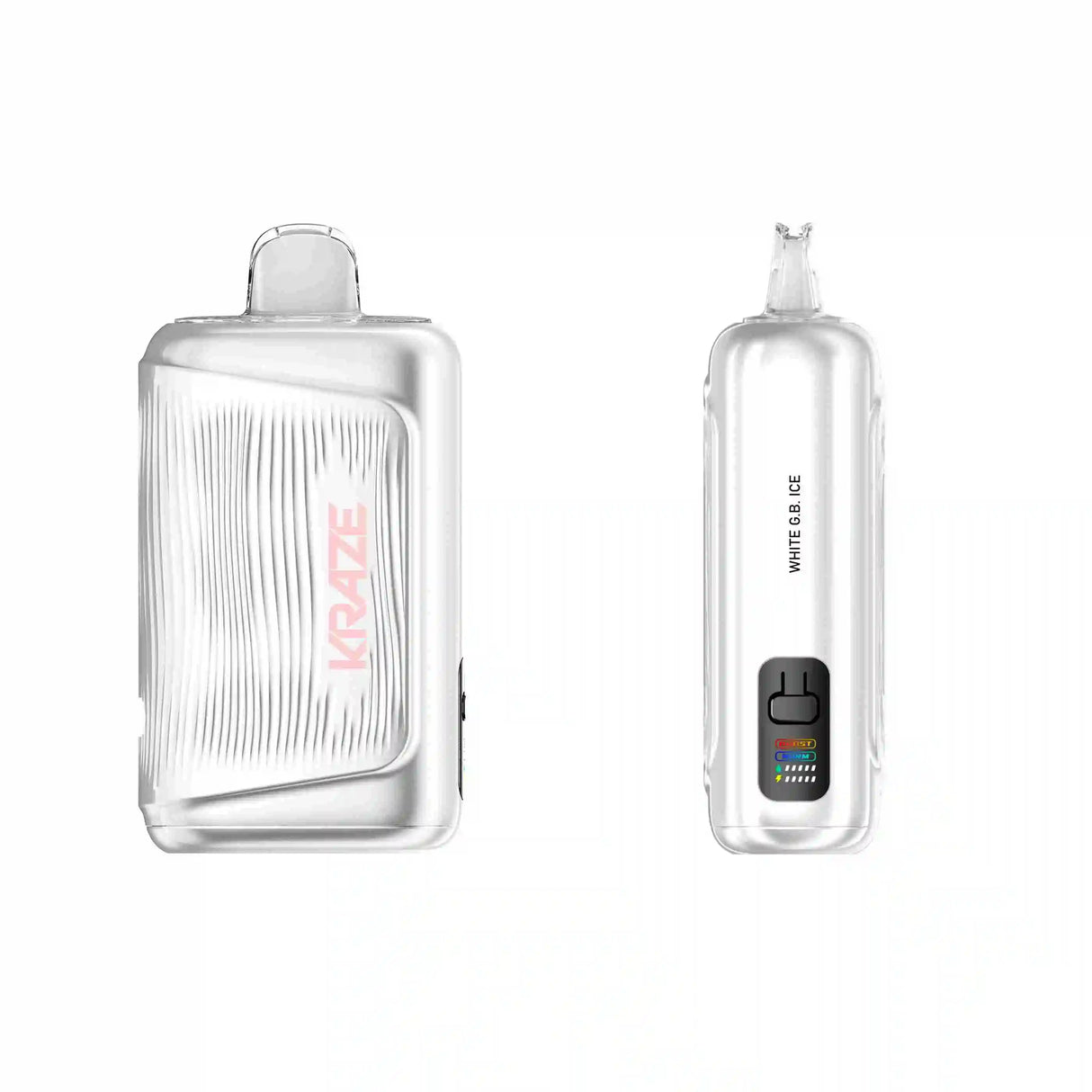 White G.B. Ice Kraze Giga 150K 150,000-puff disposable vape