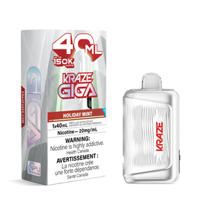 Holiday Mint Kraze Giga 150K Disposable Vape 40mL