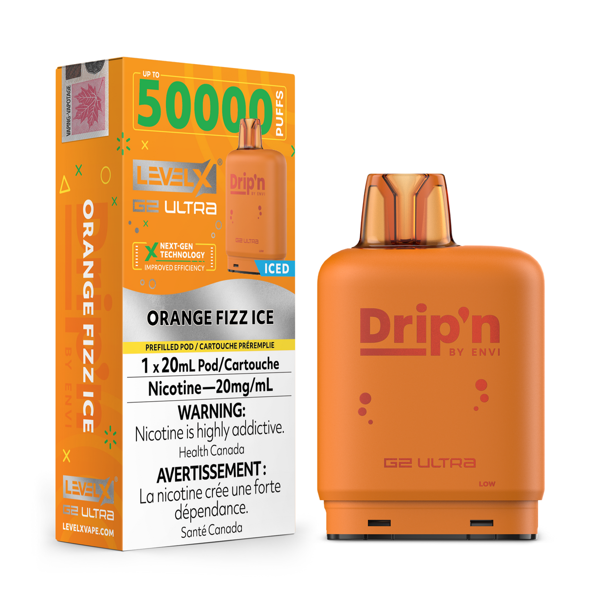 Level X Drip'n G2 Ultra - Orange Fizz Ice