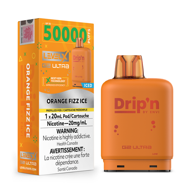 Level X Drip'n G2 Ultra - Orange Fizz Ice