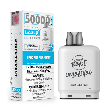 Epic Peppermint - Flavour Beast Unleashed Level X G2 Ultra 50K Pod