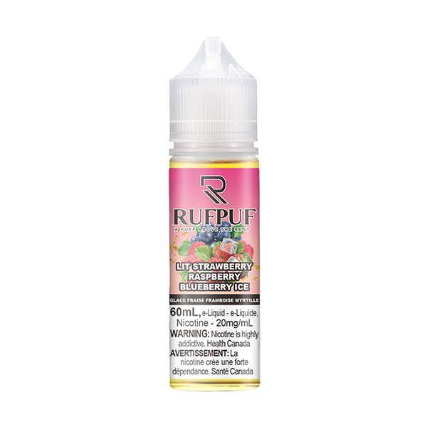 Lit Strawberry Raspberry Blueberry Ice - Rufpuf Ejuice 60ml