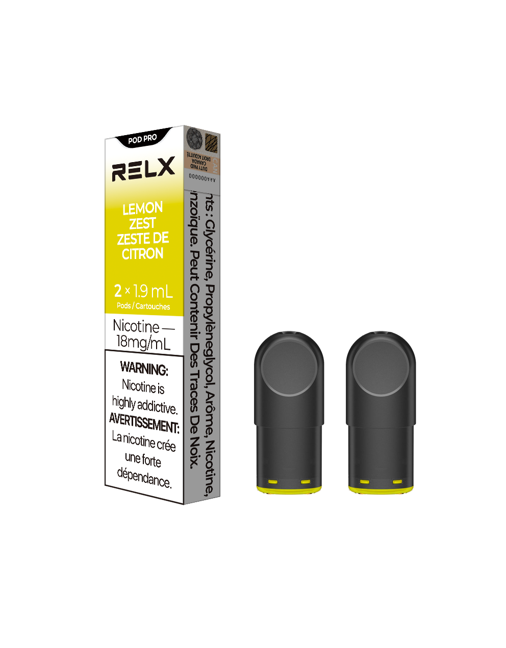 RELX Pods Pro - Lemon Zest (2 Packs)
