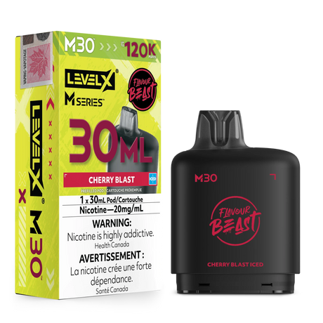 Cherry Blast Iced Level X M30 30mL prefilled pod 120K