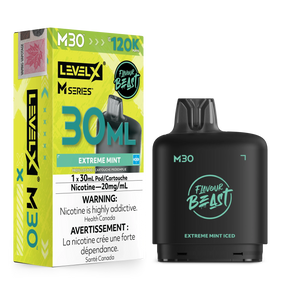 Extreme Mint Iced Level X M30 30mL prefilled pod 120K