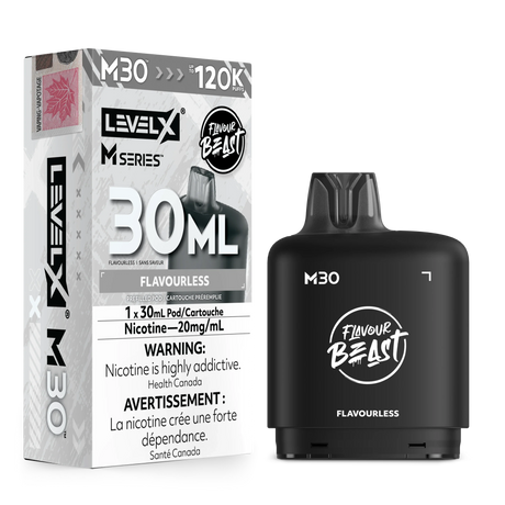 Flavourless Level X M30 30mL prefilled pod 120K
