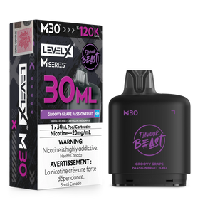 Groovy Grape Passionfruit Iced Level X M30 30mL prefilled pod 120K