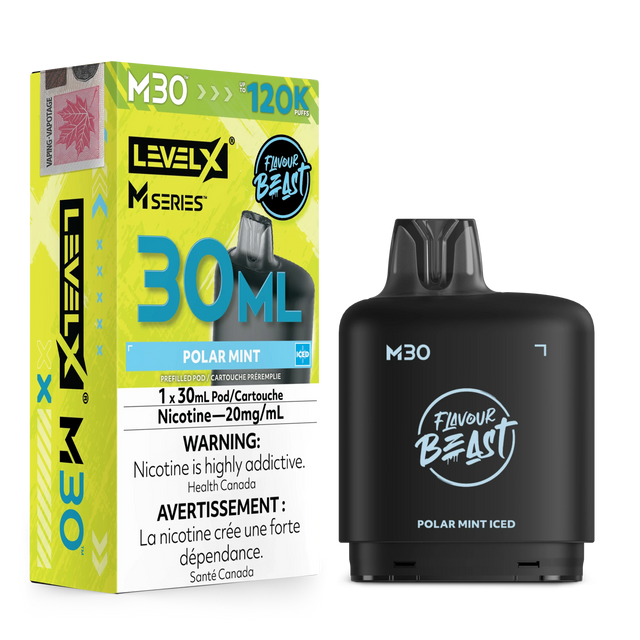 Polar Mint Iced Level X M30 30mL prefilled pod 120K