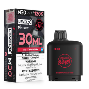 Sic Strawberry Iced Level X M30 30mL prefilled pod 120K