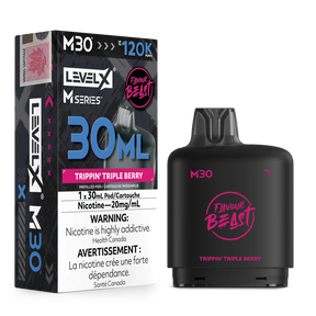 Trippin’ Triple Berry Level X M Series 30mL Pod 120K