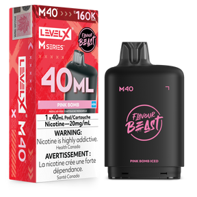 Pink Bomb Iced Level X M40 40mL prefilled pod 160K