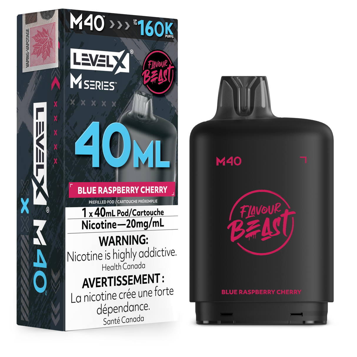 Blue Raspberry Cherry Level X M40 160K